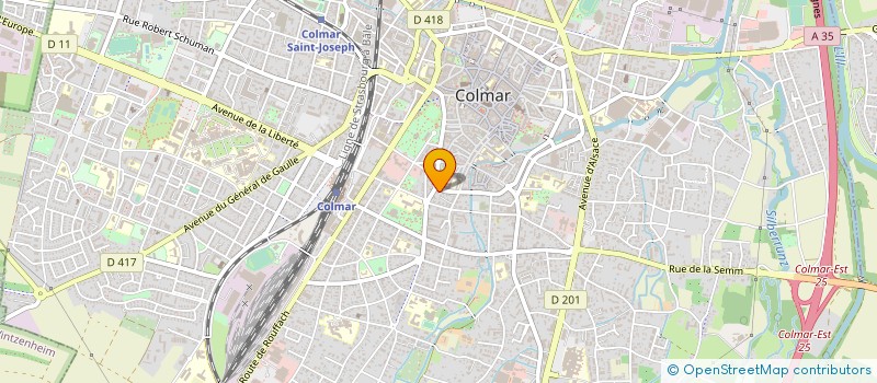 localisation de l'entreprise OS ART CONSEIL  COLMAR