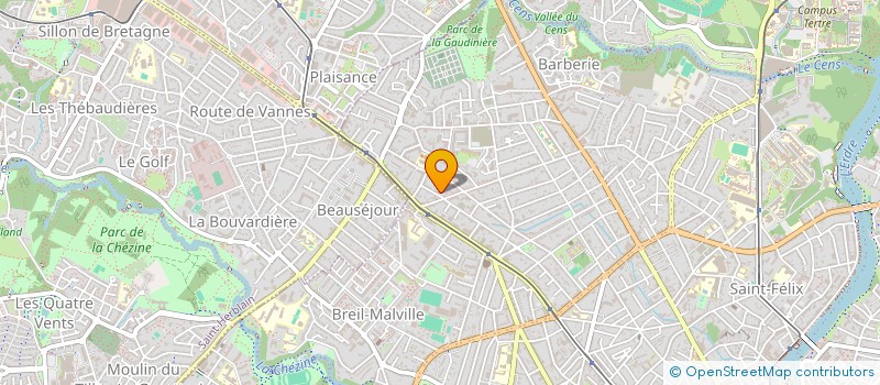 localisation de l'entreprise OS BATIMENT à NANTES