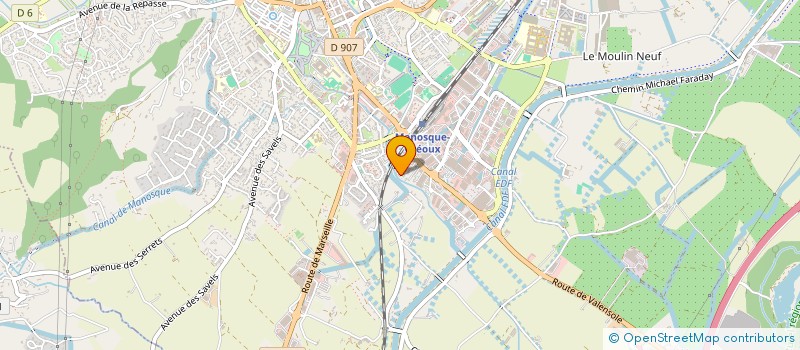 localisation de l'entreprise OS'CAR à MANOSQUE