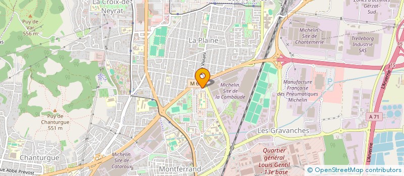 localisation de l'entreprise OS CONSULTING  CLERMONT-FERRAND