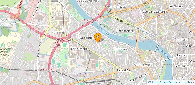 localisation de l'entreprise OS CONSULTING à TOULOUSE
