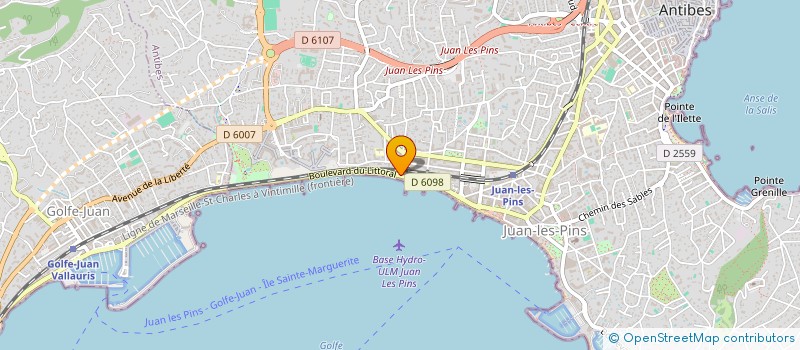 localisation de l'entreprise OS ELEVEN à ANTIBES