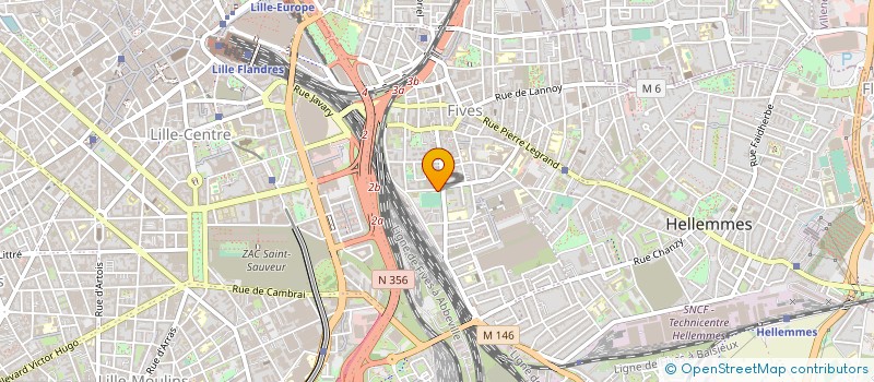 localisation de l'entreprise OS FIVES FOOT à LILLE