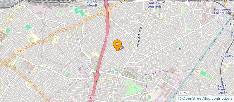 localisation de l'entreprise OS FORMATIONS IDF à AULNAY-SOUS-BOIS