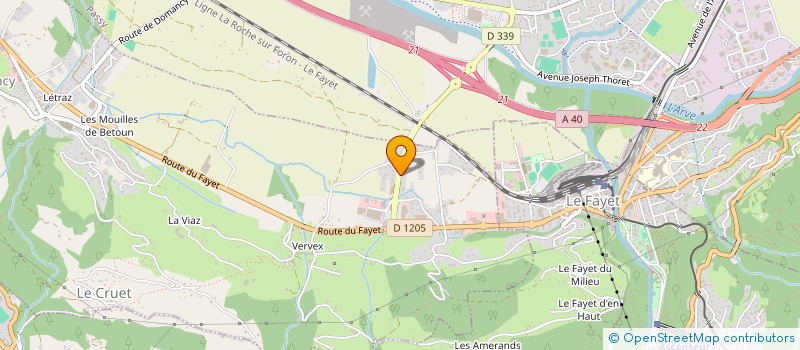 localisation de l'entreprise OS HOLDING  LES VILLARDS-SUR-THONES