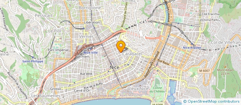localisation de l'entreprise OS INFORMATIQUE à NICE