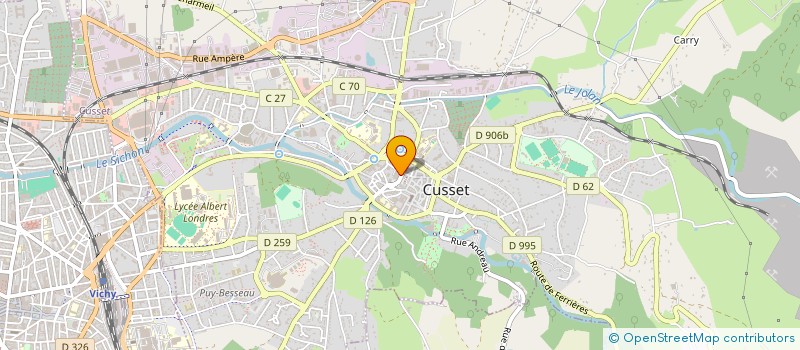 localisation de l'entreprise OS INTERACTIONS à CUSSET