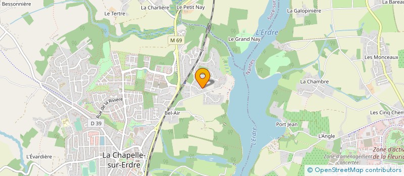 localisation de l'entreprise OS INVEST à LA CHAPELLE-SUR-ERDRE