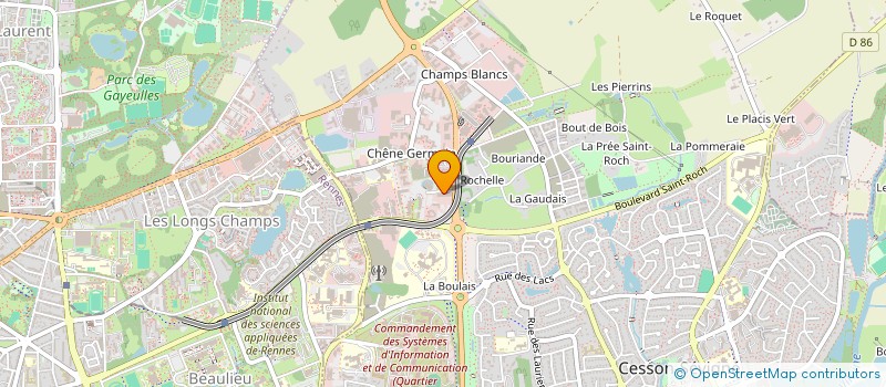localisation de l'entreprise OS LA CHAPELLE DES FOUGERETZ à CESSON-SEVIGNE