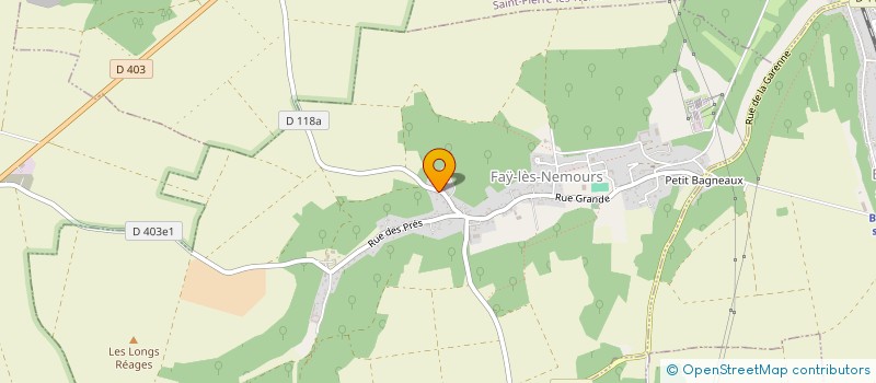 localisation de l'entreprise OS.MAQUIN  FAY-LES-NEMOURS