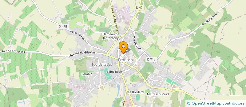 localisation de l'entreprise OS MARTINS à FRONTON