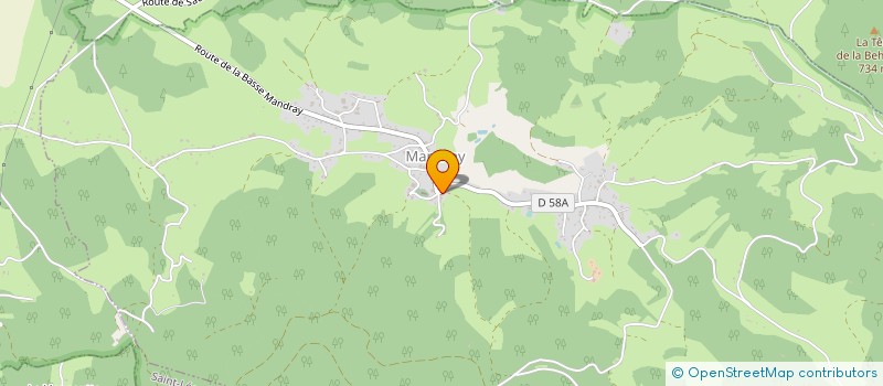 localisation de l'entreprise OS'MOSE à MANDRAY
