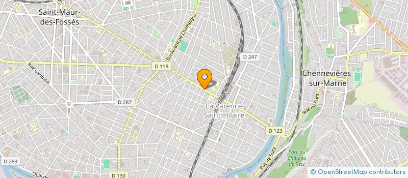 localisation de l'entreprise OS'MOSE CUISINE à SAINT-MAUR-DES-FOSSES