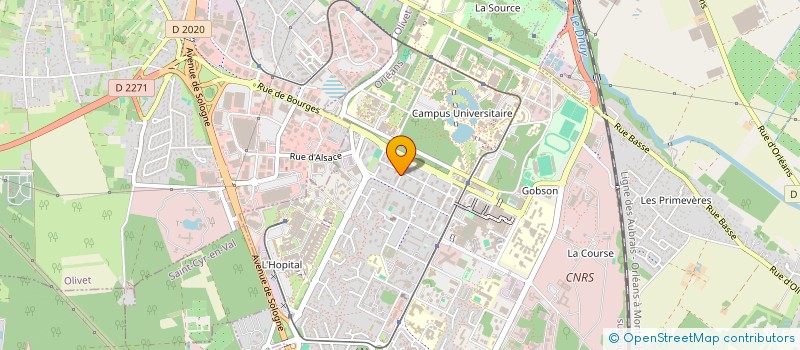 localisation de l'entreprise OS'MOSES à ORLEANS