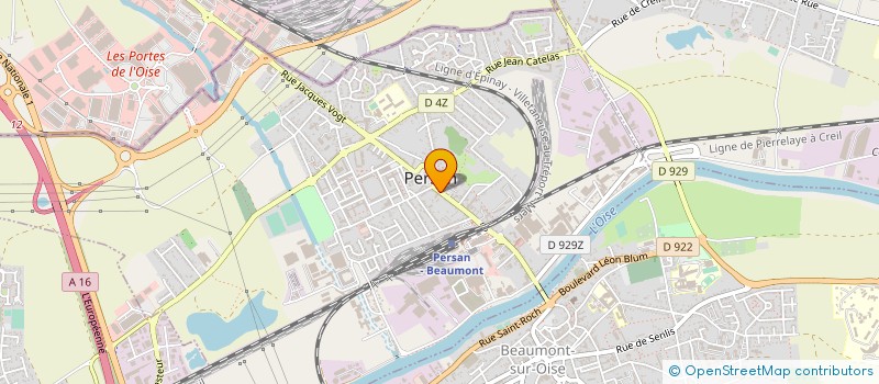 localisation de l'entreprise OS PERSAN 95  PERSAN