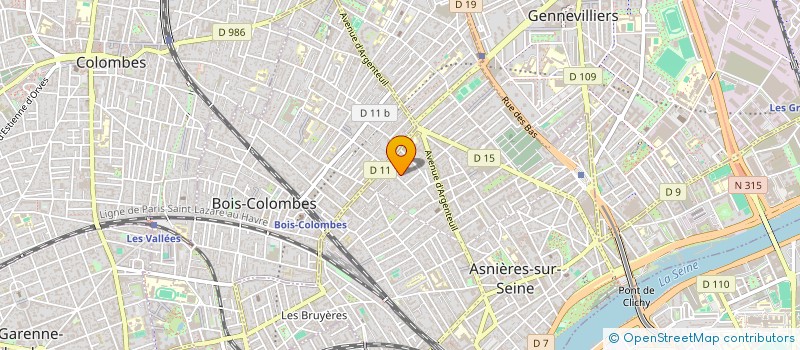 localisation de l'entreprise OS PRODUCTION à ASNIERES-SUR-SEINE