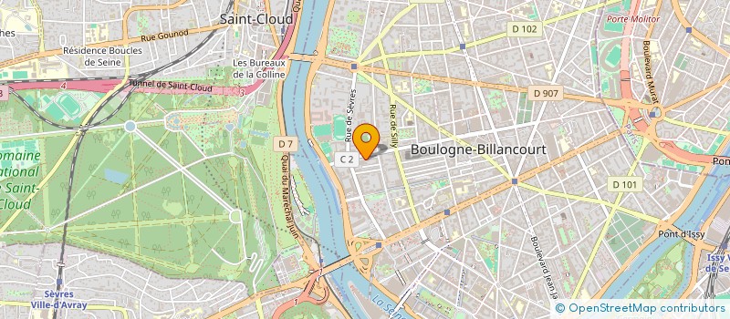 localisation de l'entreprise OS PROTECTION à BOULOGNE-BILLANCOURT