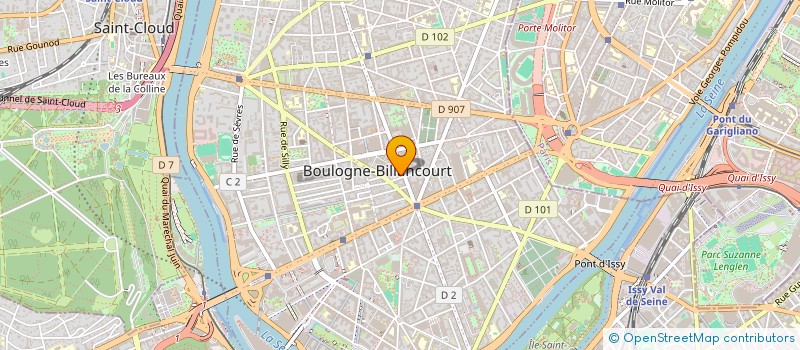 localisation de l'entreprise OS REAL ESTATE à BOULOGNE-BILLANCOURT