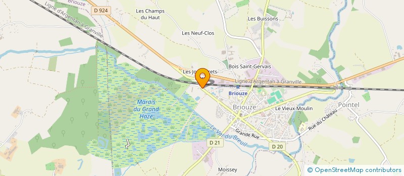localisation de l'entreprise OS-REZO à BRIOUZE