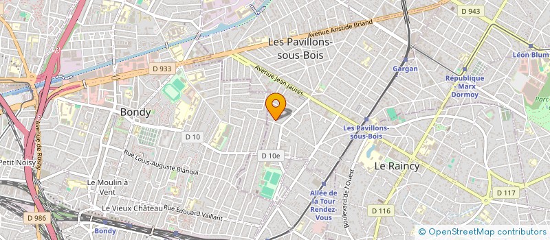 localisation de l'entreprise OS TELECOM à LES PAVILLONS-SOUS-BOIS