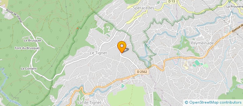 localisation de l'entreprise OS TRADING à LE TIGNET