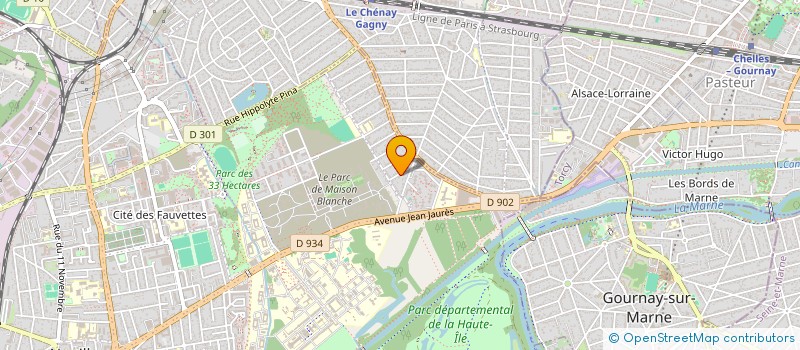 localisation de l'entreprise OS2R à NEUILLY-SUR-MARNE