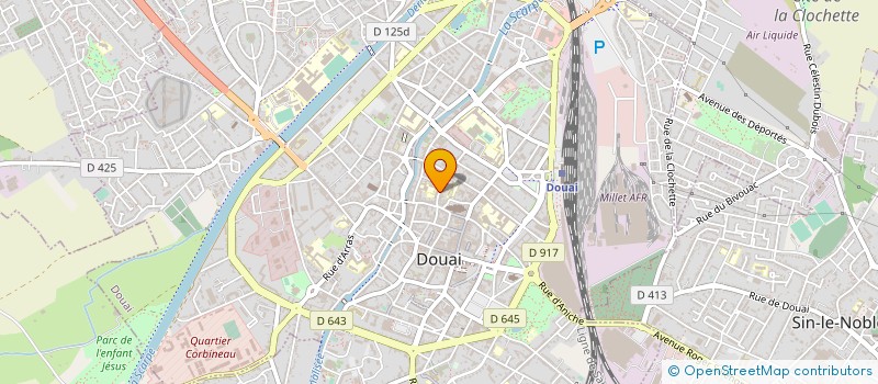 localisation de l'entreprise OSA  DOUAI