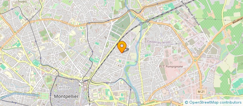 localisation de l'entreprise OSA à MONTPELLIER