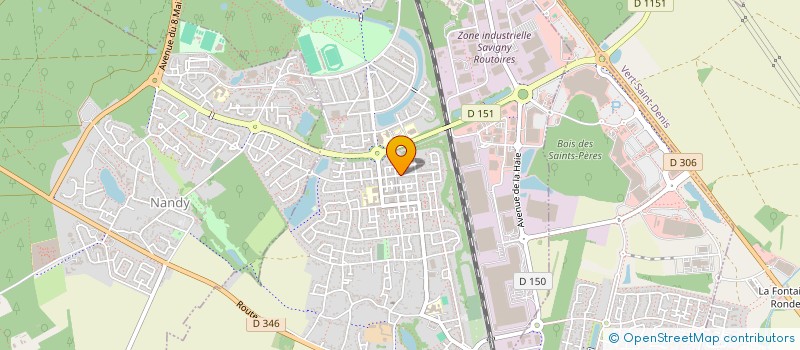 localisation de l'entreprise OSA ETANCHEITE  SAVIGNY-LE-TEMPLE