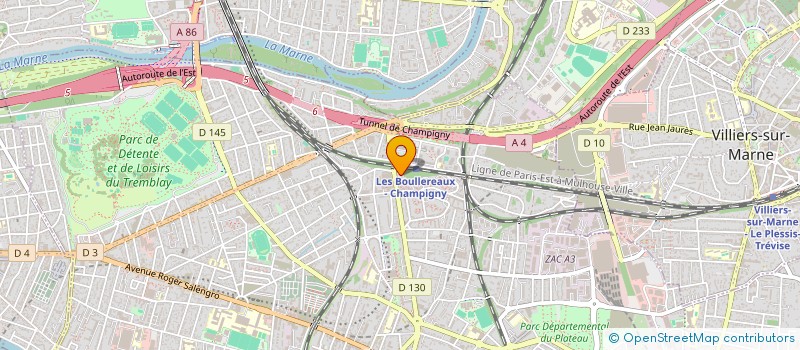 localisation de l'entreprise OSA EVENTS à CHAMPIGNY-SUR-MARNE