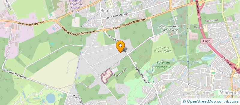 localisation de l'entreprise OSACLUEPE  MERIGNAC