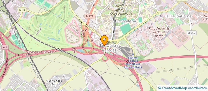 localisation de l'entreprise OSACTIS à LEZENNES