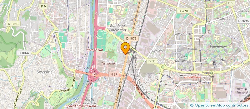 localisation de l'entreprise OSADA  GRENOBLE