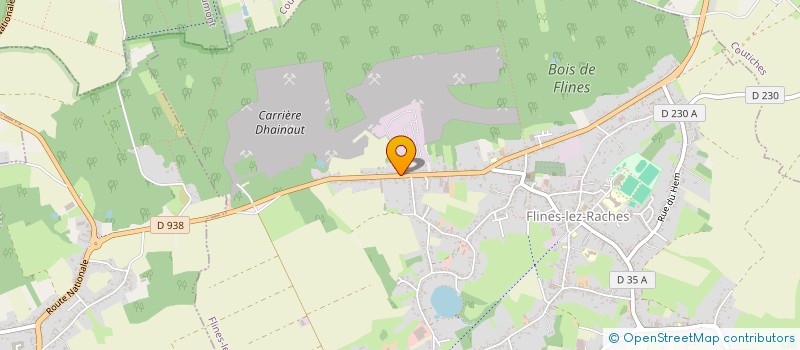 localisation de l'entreprise OSAE  FLINES-LEZ-RACHES