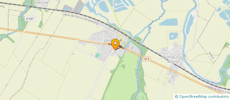 localisation de l'entreprise OSAG  JALONS