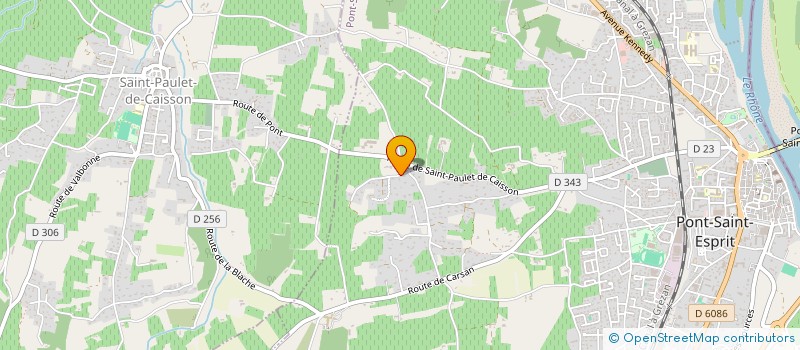 localisation de l'entreprise OSAGE CONSEIL  PONT-SAINT-ESPRIT