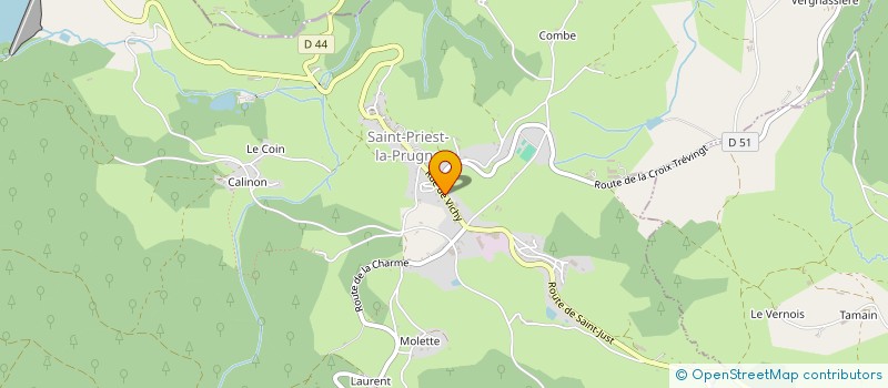 localisation de l'entreprise OSAHANA  SAINT-PRIEST-LA-PRUGNE