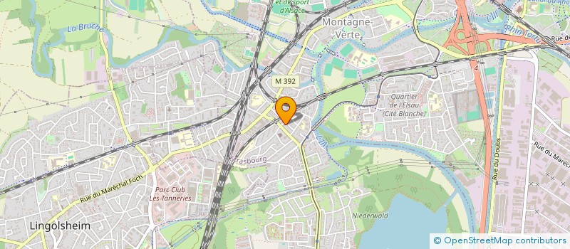 localisation de l'entreprise OSAJ  STRASBOURG