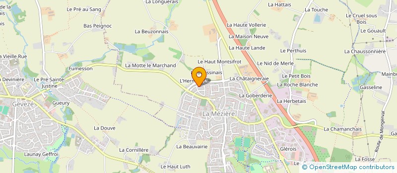 localisation de l'entreprise OSAKA  LA MEZIERE