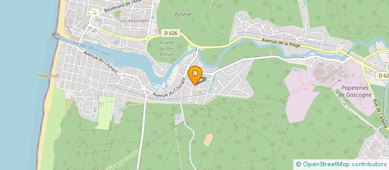 localisation de l'entreprise OSAKA DU 40  MIMIZAN