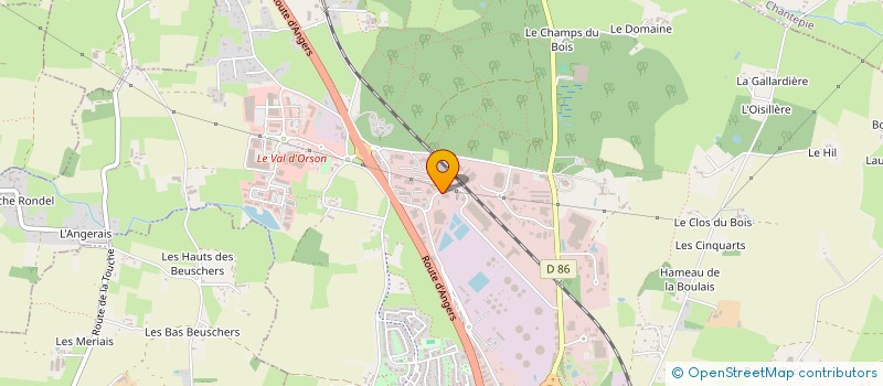 localisation de l'entreprise OSAKA FRANCE DISTRIBUTION  VERN-SUR-SEICHE