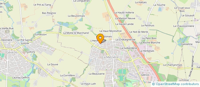 localisation de l'entreprise OSAKARE  LA MEZIERE