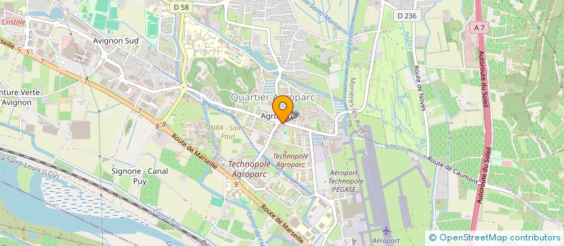 localisation de l'entreprise OSAKKA AGRO  AVIGNON