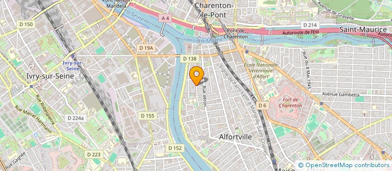 localisation de l'entreprise OSALIS à ALFORTVILLE