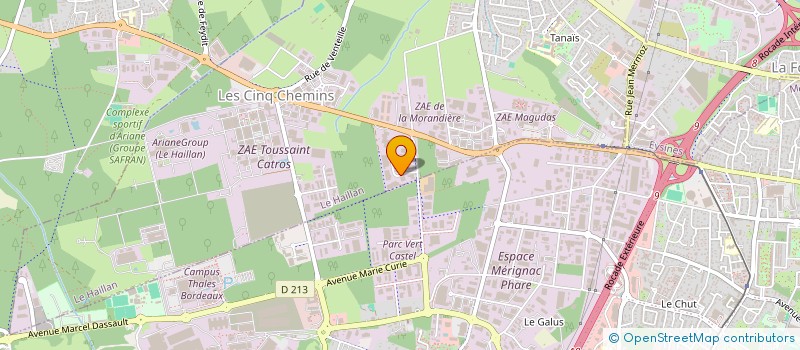 localisation de l'entreprise OSANE  LE HAILLAN