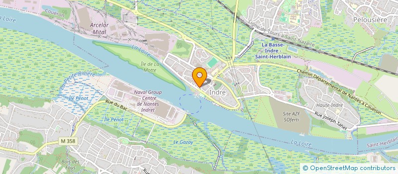 localisation de l'entreprise OSANTHIA  INDRE