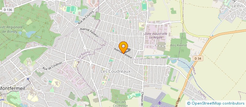 localisation de l'entreprise OSANU VAS  CHELLES