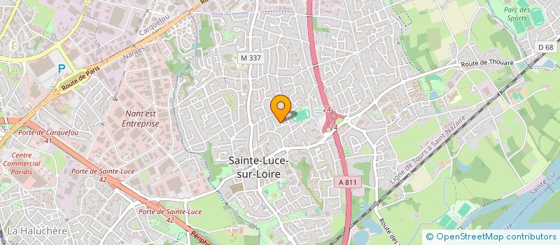 localisation de l'entreprise OSARI  SAINTE-LUCE-SUR-LOIRE