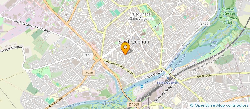 localisation de l'entreprise OSASS à SAINT-QUENTIN