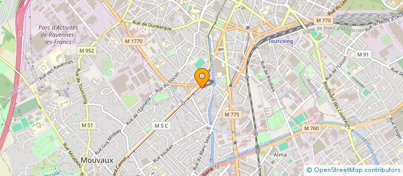 localisation de l'entreprise OSASTT  TOURCOING